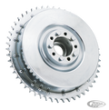 GZP chrome rear brake drum assy BT37-57 For Harley-Davidson