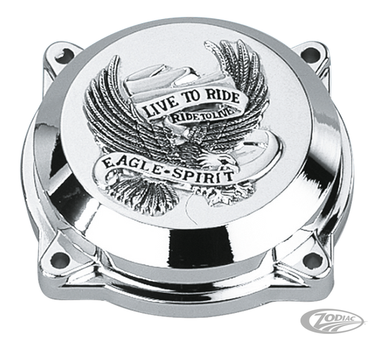 GZP Chrome cover CV carbs Eagle Spirit l For Harley-Davidson