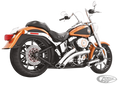 RADICAL RDS CHROME/BLACK TIPS F*ST86-17 For Harley-Davidson