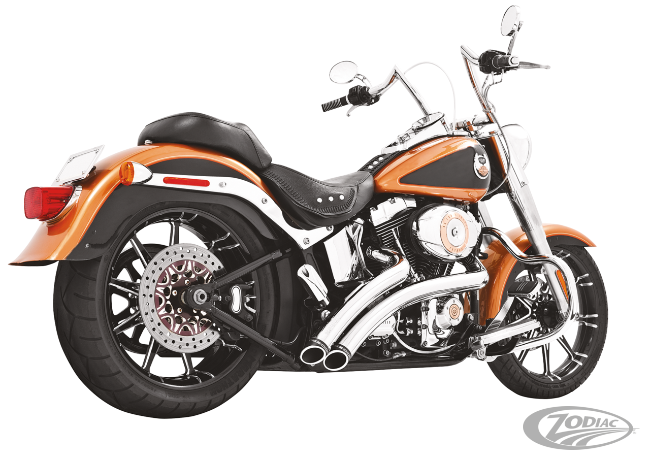 RADICAL RDS CHROME/BLACK TIPS F*ST86-17 For Harley-Davidson