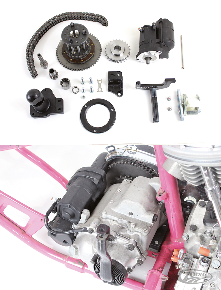 Electric starter kit BT54-57 For Harley-Davidson