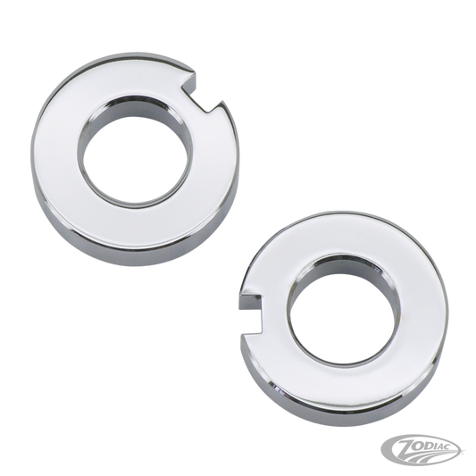 GZP Chrom axle adjuster spacers F*ST00-0 For Harley-Davidson