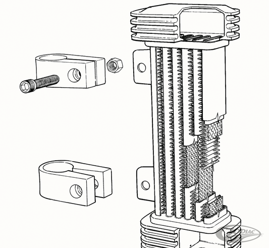 Jagg oilcooler BT55-up For Harley-Davidson