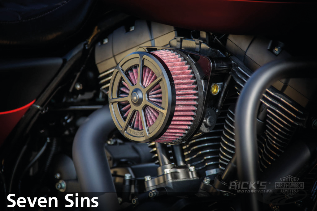 A/C SEVEN SINS Softail2018-UP 107 Cui For Harley-Davidson