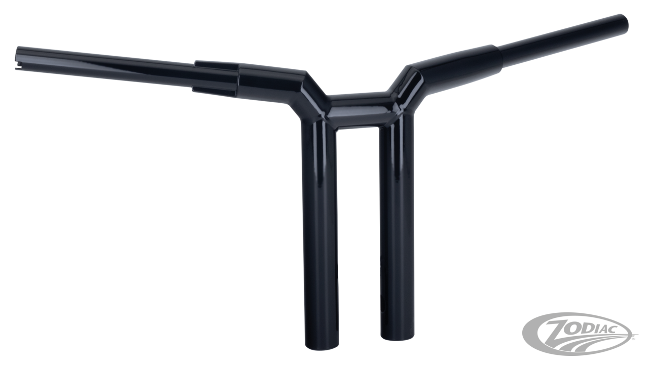 AGID MX bar 11" high long m/c cutout Blk For Harley-Davidson