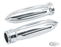 GZP Chrome billet grip set Rocket sty For Harley-Davidson