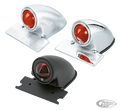 Sparto Taillight, Chrome  w/E-approval For Harley-Davidson