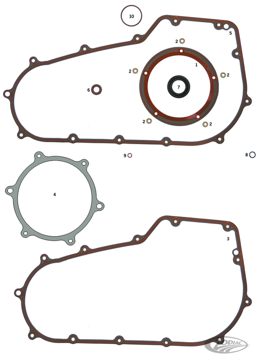 Kit Prim.Chain Cvr. FXD06-17 F*ST07-17 For Harley-Davidson