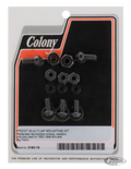 Front mud flap mounting kit parkerized For Harley-Davidson