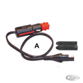 Optimate male Auto plug to SAE connector For Harley-Davidson