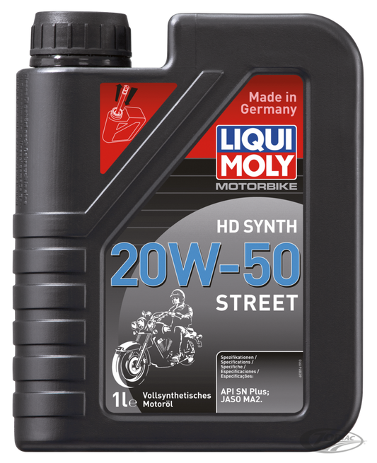 1l Motorbike Oil HD Synth 20W-50 Street For Harley-Davidson