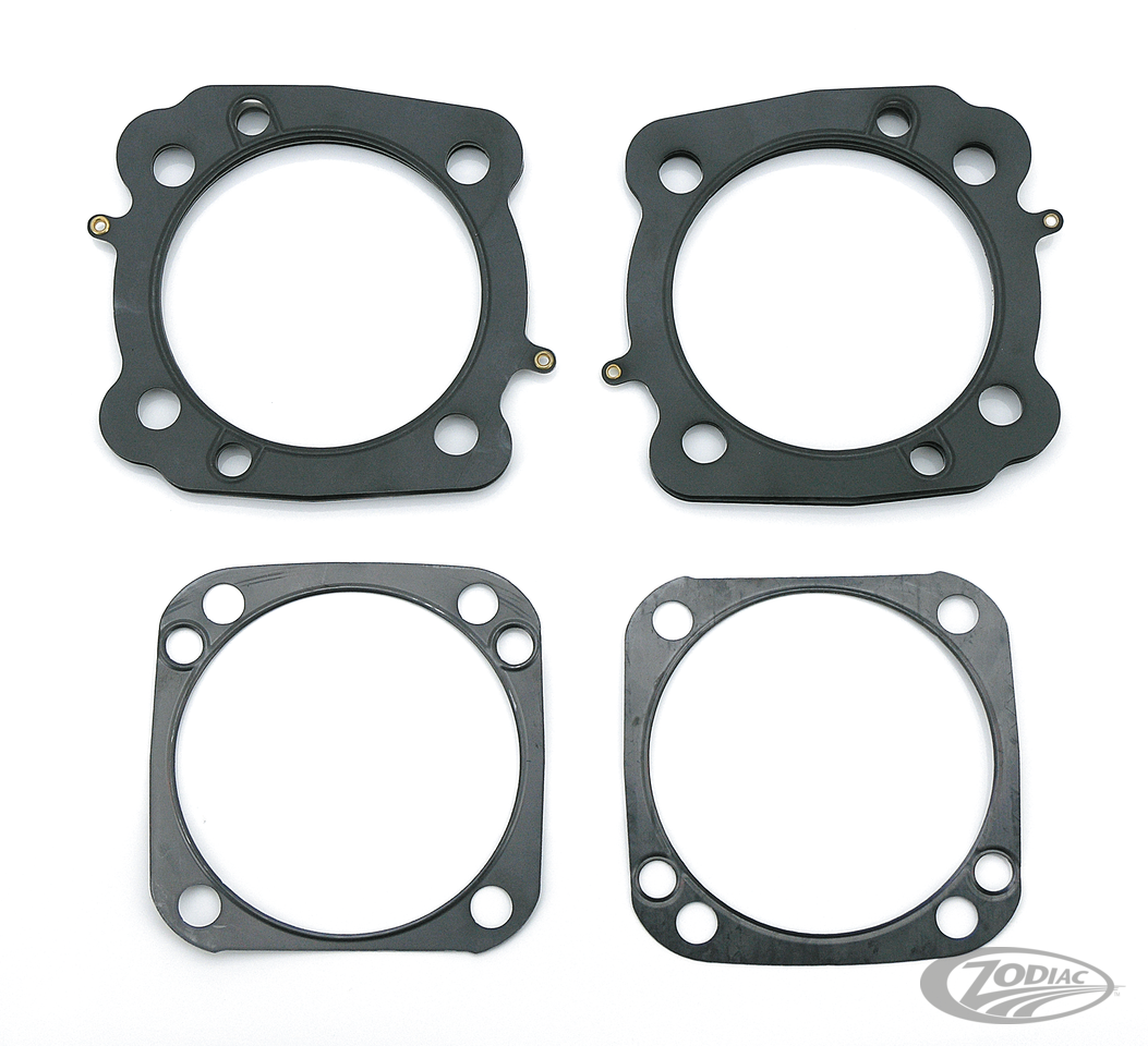 Head & base gaskets 4" BigBore TC99-17 For Harley-Davidson