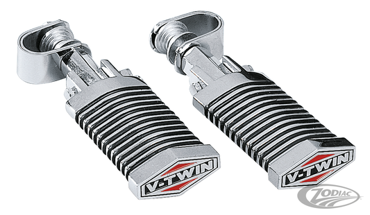 GZP Black diamond footpeg set, Clamp mou For Harley-Davidson