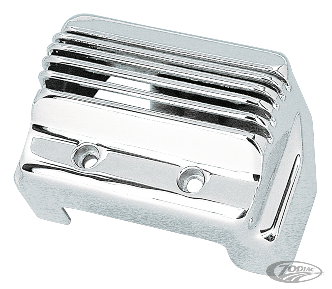 GZP Chrome Finned coil cover FXR 82-9 For Harley-Davidson