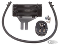 Jagg FXD91-17 10-row black cooler low m For Harley-Davidson