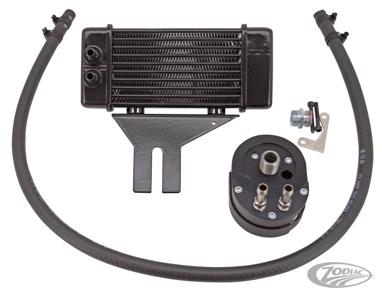 Jagg FXD91-17 10-row black cooler low m For Harley-Davidson