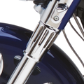 DEEP CUT CHROME FORK BOOTS FLH/T06-13 For Harley-Davidson