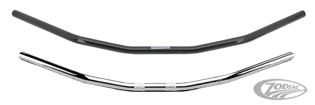 Flyerbar Extra Wide 40" 82-up Black For Harley-Davidson