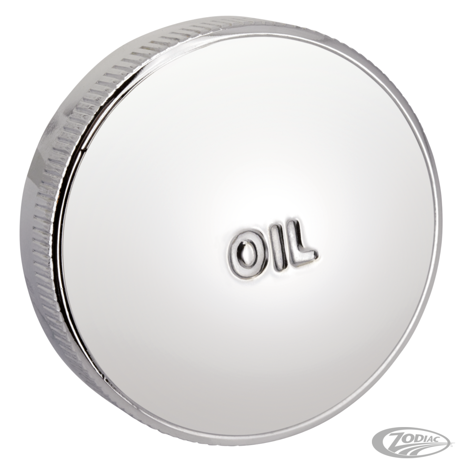 Oil tank cap chrome, Eaton replica For Harley-Davidson
