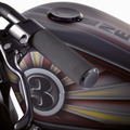 Throttle-By-Wire grips KNURLED RBBR BLK For Harley-Davidson