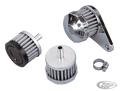 GZP Crankcase breather assembly chrome For Harley-Davidson