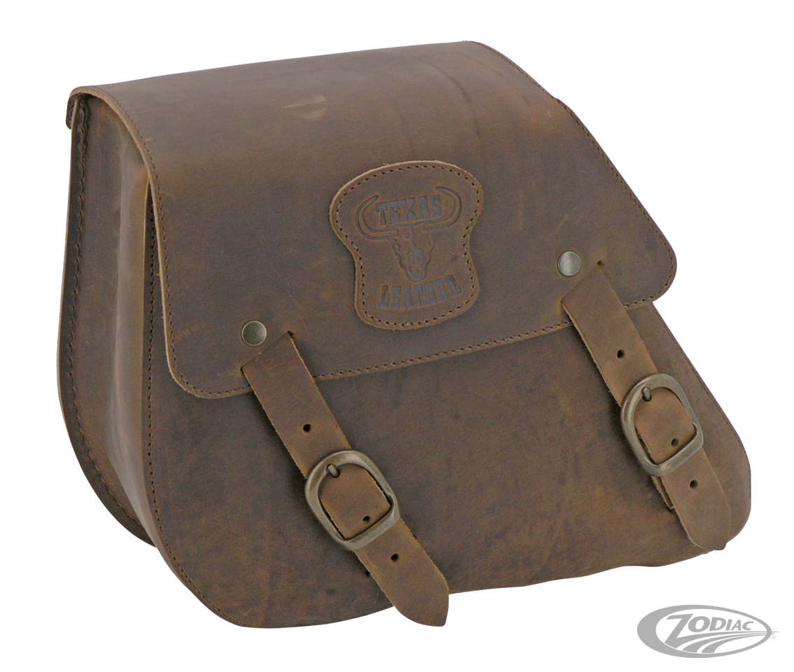 Texas Leather FXD Single swingarm bag For Harley-Davidson