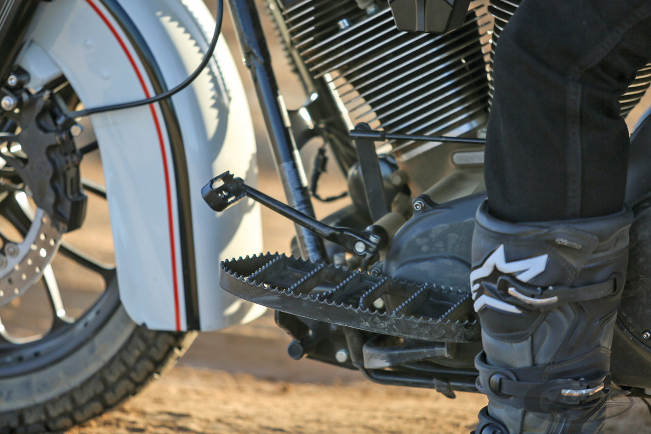 Burly MX Rider floorboards For Harley-Davidson