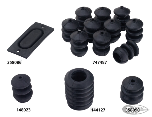 GZP Rubber boot for zpn 144064, 144065 For Harley-Davidson