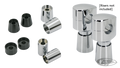 GZP 5pck hex bolt 1/2"-20x2.5" zinc For Harley-Davidson
