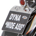 GZP Mini license plate light grooved For Harley-Davidson