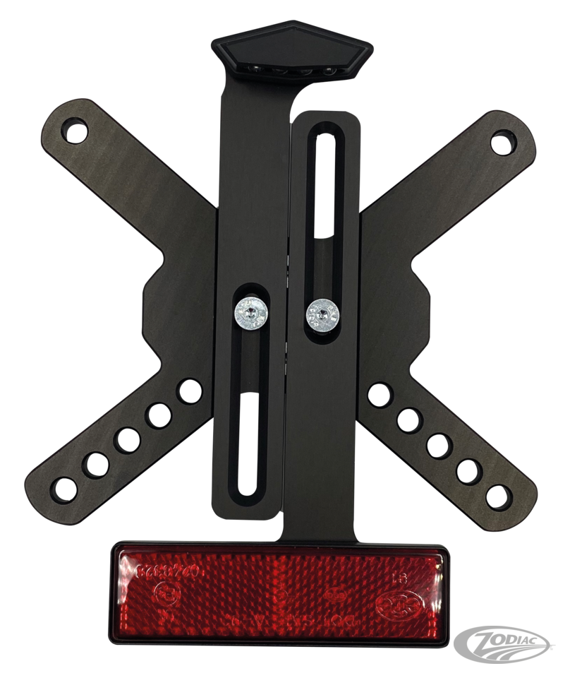 Number plate holder Multifit. LED Emarke For Harley-Davidson