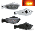 GZP Chrome front Hell-Fire mini LED ligh For Harley-Davidson