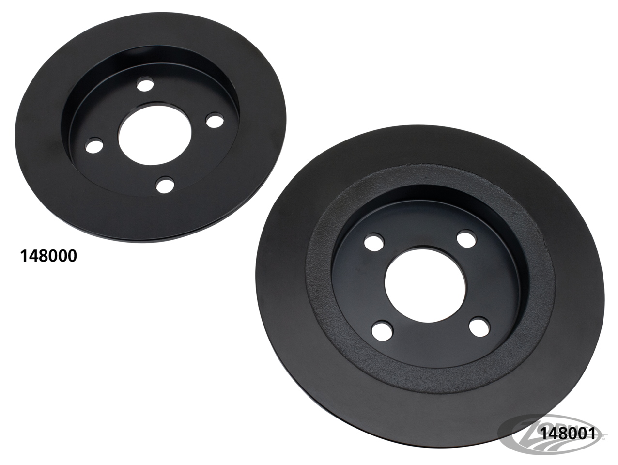 GZP Rr brake rotor EDC blk FLHTCUTG14-up For Harley-Davidson