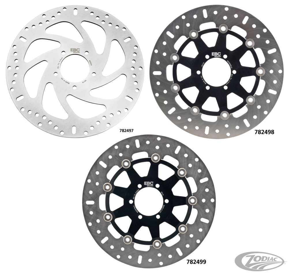 EBC Disc Indian Chief etc RR 14-UP black For Harley-Davidson