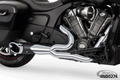 TURNOUT 2-1 W/SLASH COMBO CH CHLNGR20 For Harley-Davidson