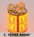 GZP 360 DEGREE 13 X LED BULB AMBER BA15S For Harley-Davidson