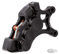 Black RHFR 6-piston caliper f/14" disc For Harley-Davidson