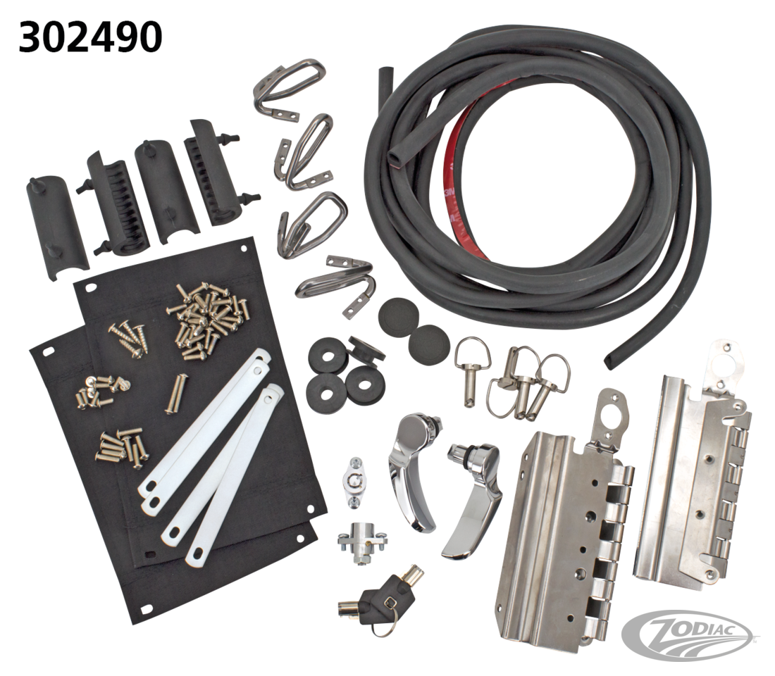 GZP saddlebag latch kit FLH/T14-UP For Harley-Davidson