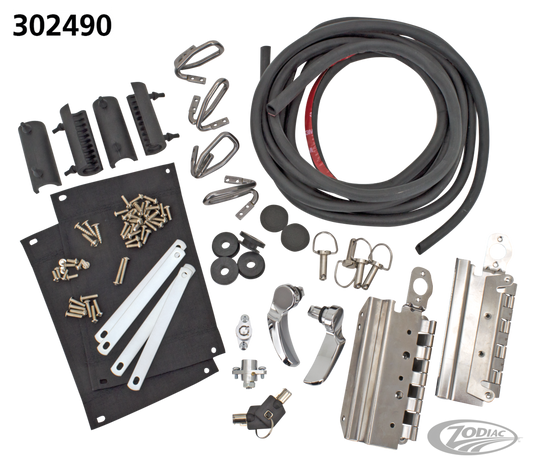 GZP saddlebag latch kit FLH/T14-UP For Harley-Davidson