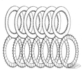 Pro-Clutch repl.clutchpack Brute latehub For Harley-Davidson