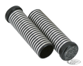 Chops76 Ribbed contrast cut handgrips For Harley-Davidson