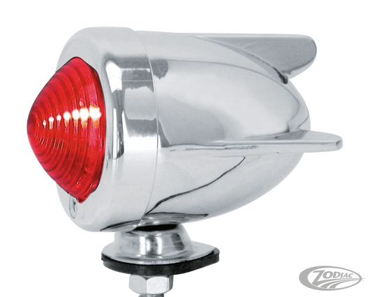 GZP 3 winged bullet light red single fil For Harley-Davidson