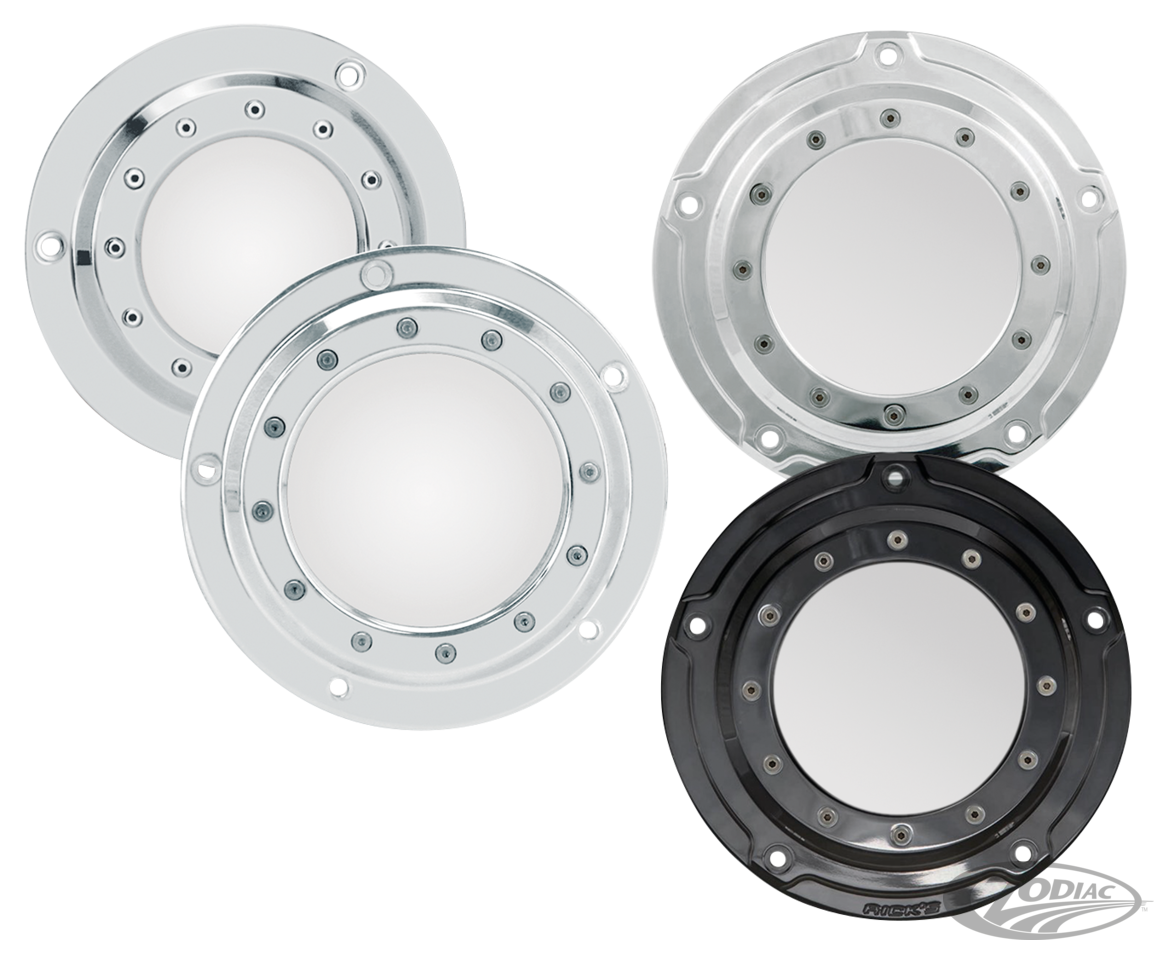 Polished Bulls eye clutch cover ME18-UP For Harley-Davidson