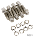 Lifter base screws BT54-75 white plated For Harley-Davidson