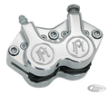PM Classic Front Caliper 125x2 polished For Harley-Davidson
