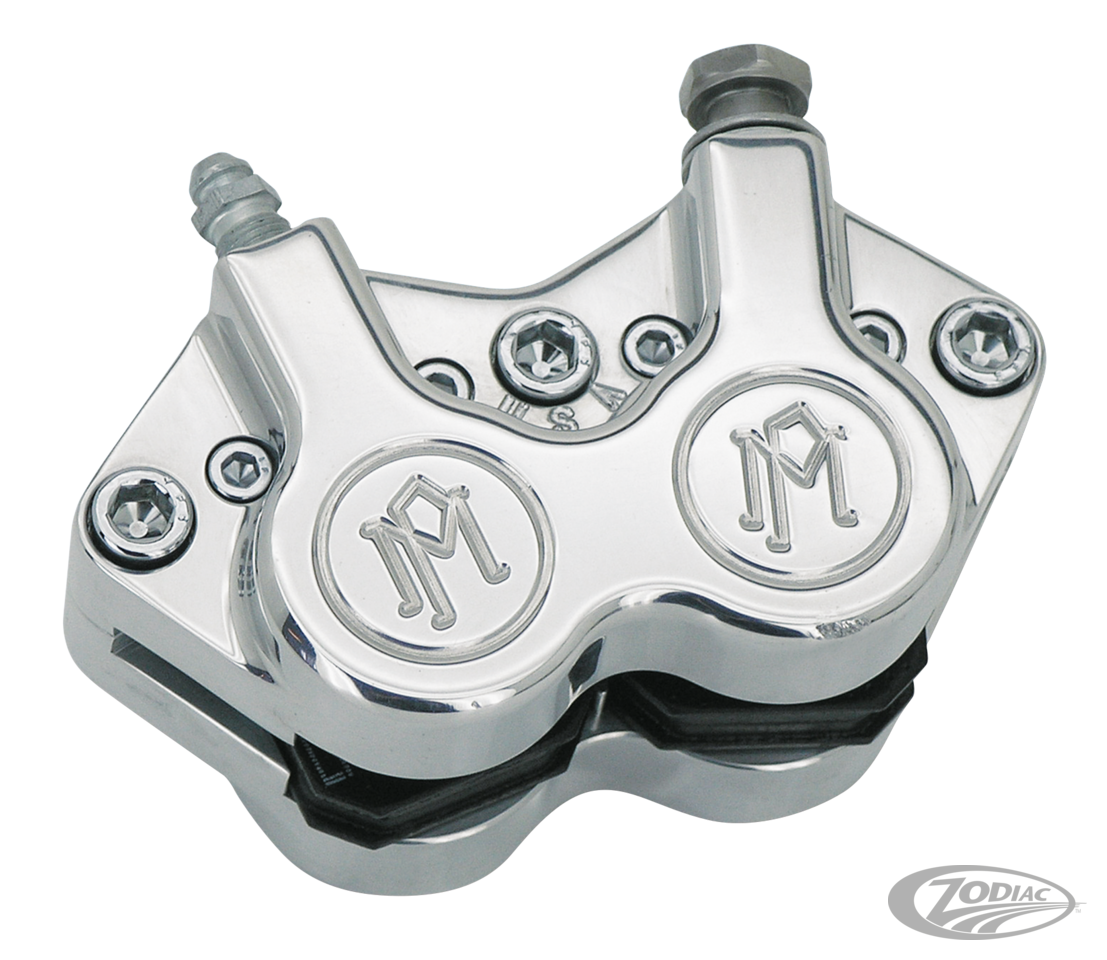 PM Classic Front Caliper 125x2 polished For Harley-Davidson