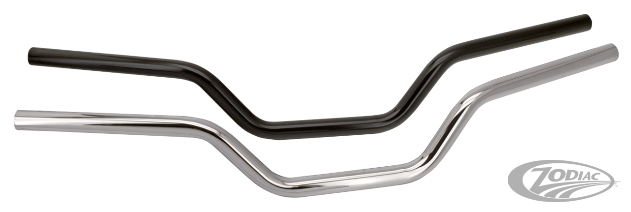 GZP DIRT TRACK HIGH BLACK DIMPLED 4-1/2" For Harley-Davidson
