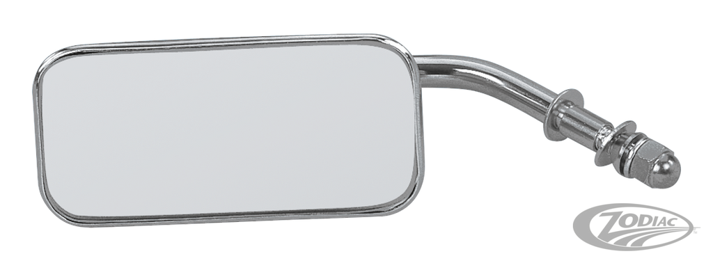 GZP Mirror rectangular with washer For Harley-Davidson