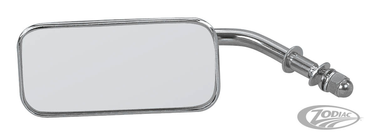 GZP Mirror rectangular with washer For Harley-Davidson