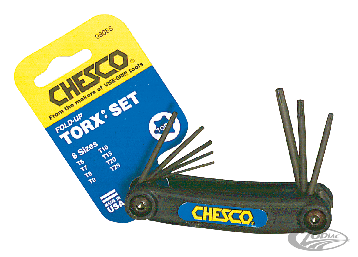 Torx key set 8 piece 6-25 For Harley-Davidson